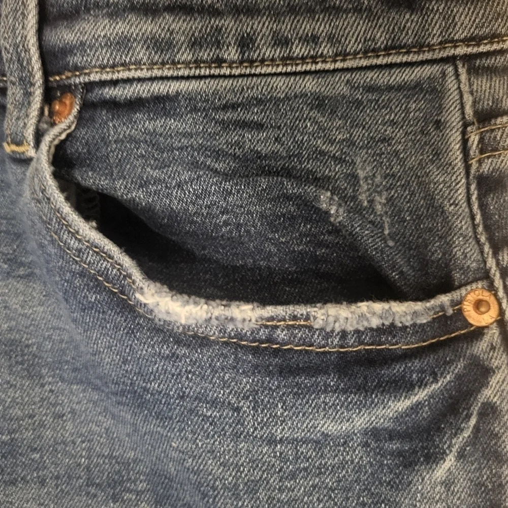 Pistola Anthropologie Dana High Rise Classic Flare Hyde Denim Jeans Sz 29 (8)